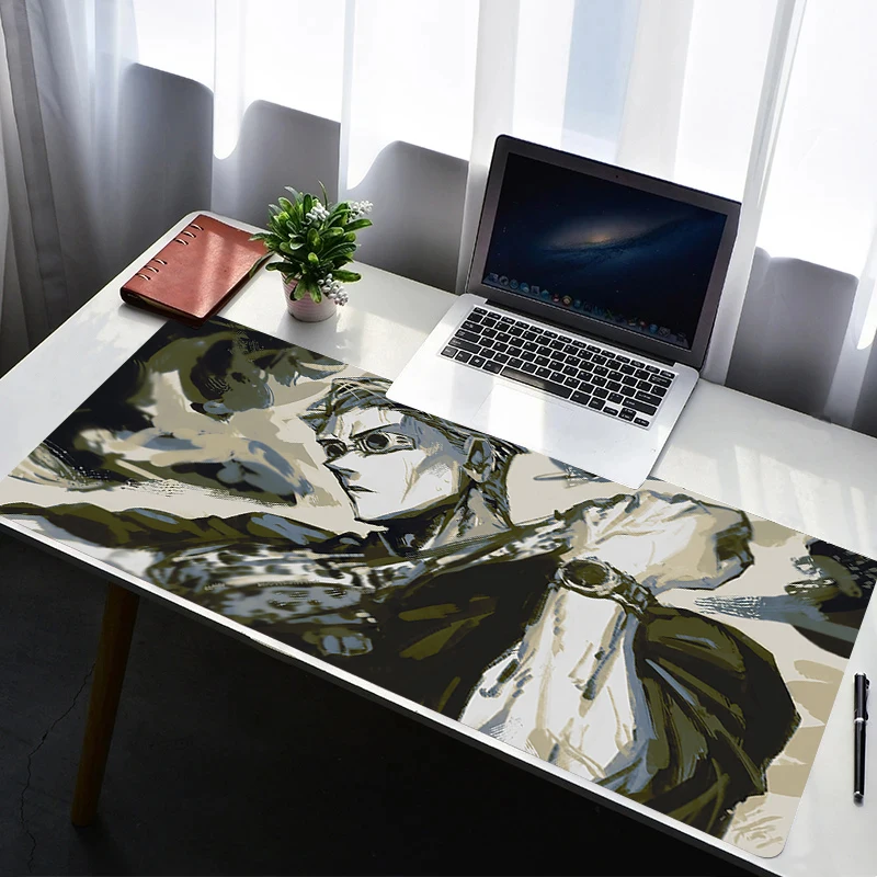 

Mouse Pad Computer Gaming Accessories Mousepad Rubber Extended Desk Mat Laptop J-jujutsu Kaisen Kento Nanami Gamer Keyboard Pad