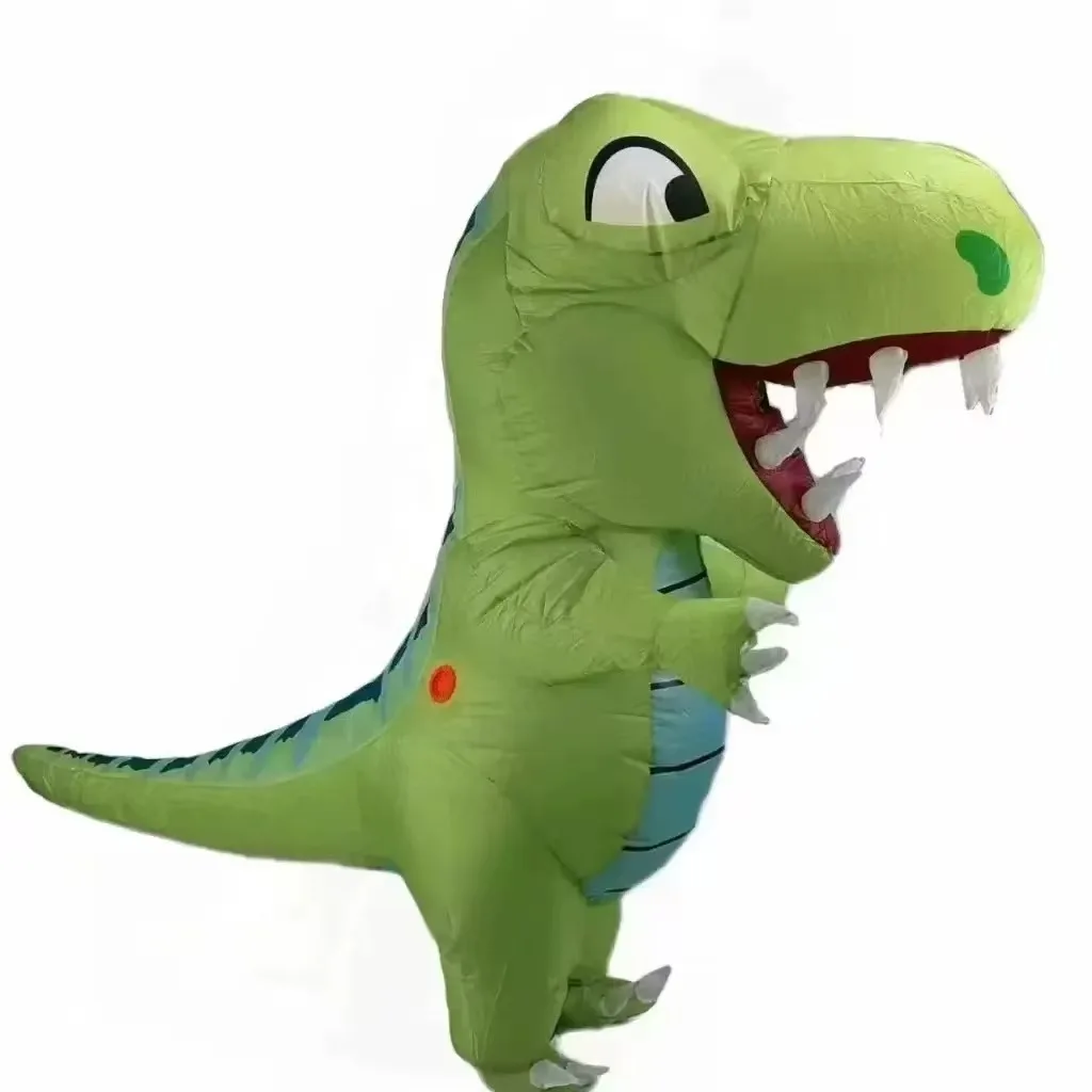 Déguisement gonflable de dinosaure à grosse tête pour adultes, costume d'animal gonflable intégral, déguisement de fête, cosplay, costume d'Halloween