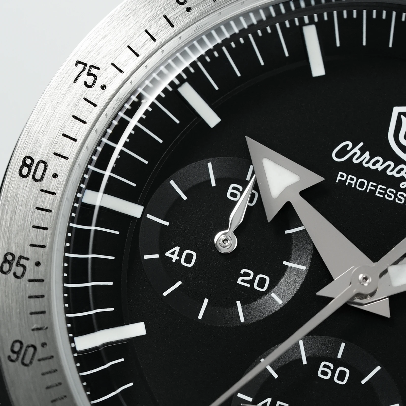 Watchdives WD1863 39 mmHerrenuhr VK63 Quarz-Timing-Uhrwerk, Blase, Saphirglas, Nachtlicht, Retro-Uhr, 10 Bar wasserdicht