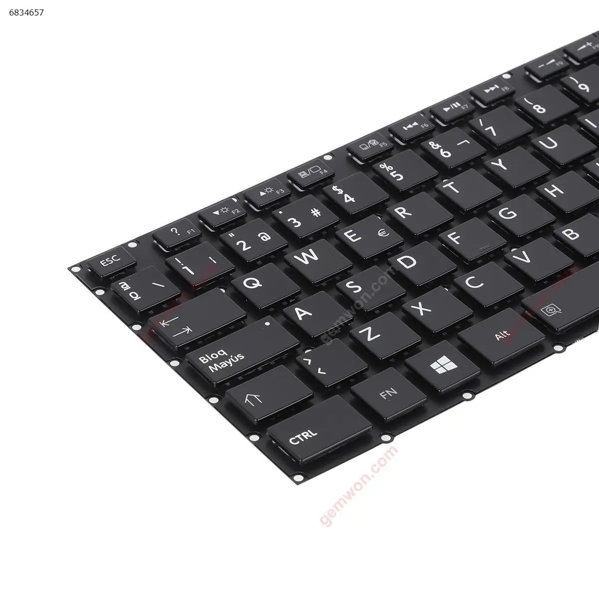 Imagem -04 - Teclado Portátil sp para Satélite Toshiba Preto com Blacklit P50-a P50t-a P55-a P55t-a