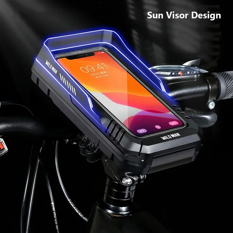 Bicycle Bag Rainproof Quick Release Bag Touch Screen Phone Bike Bag 7.0 inch Bike Bag Phone Bag