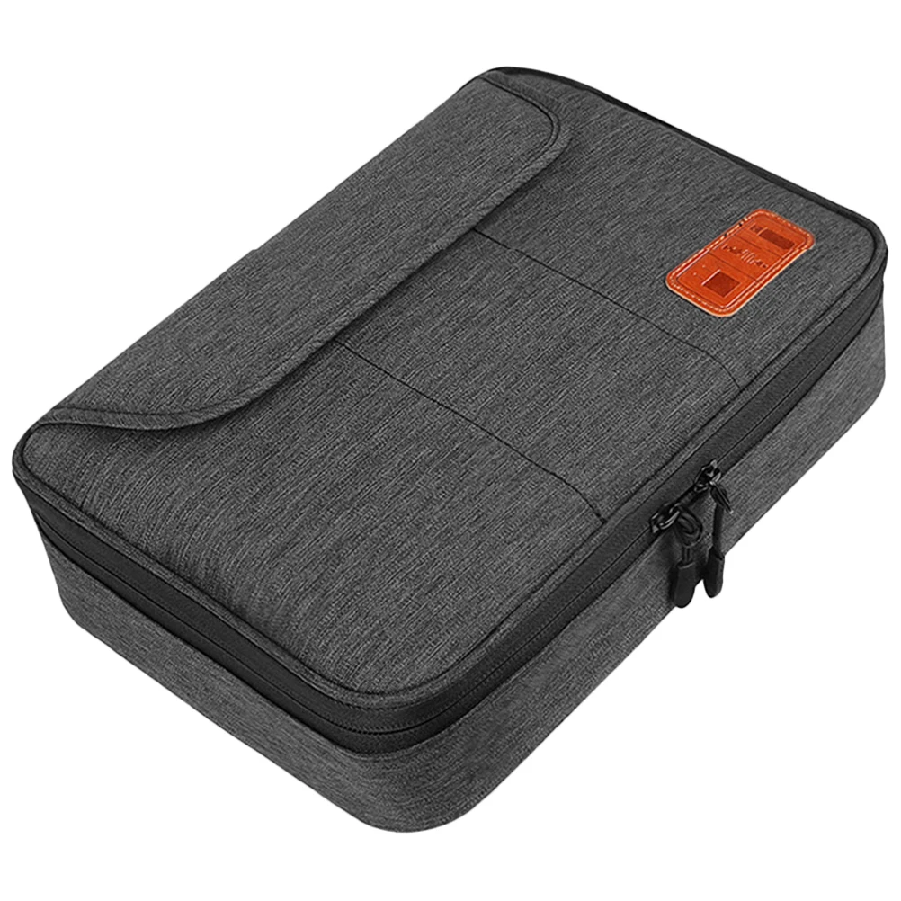 

Digital Storage Bag Travel Cable Organizer Case Polyester Large Capacity 11 Inch Tablet Pouch Electronic Accessories Holder