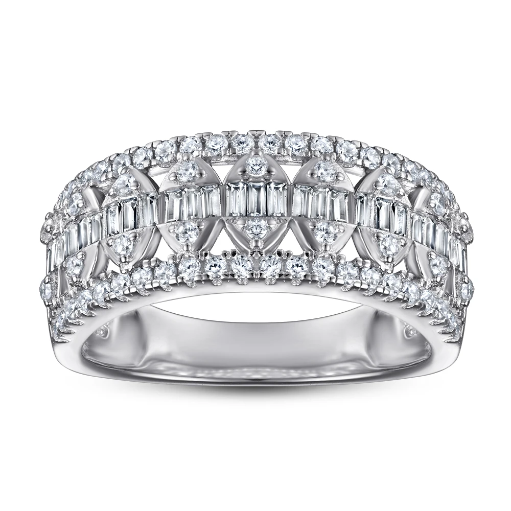 

Manufacture Direct Sale Bohemian Style 925 Sterling Silver Multi Stone Ring for Gift