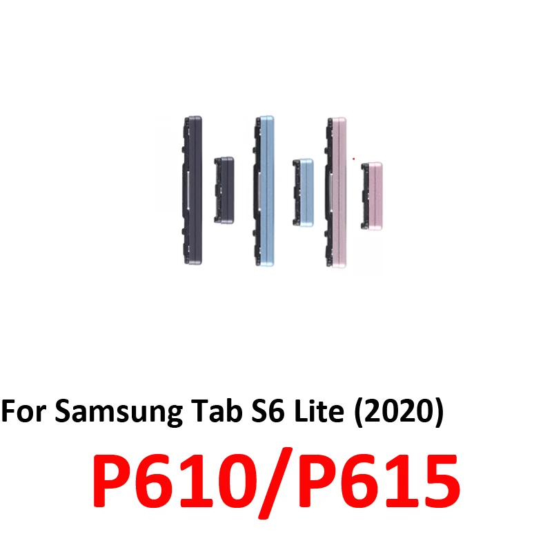 For Samsung Galaxy Tab S6 Lite P610 P615 Tablet External Power Volume Button On Off Up Down Key Internal Flex Cable Parts Grey image 4