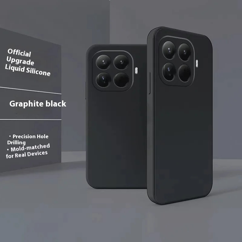 حافظة سيليكون سائلة ناعمة رسمية لهاتف Xiaomi 17 Pro Max 15 14 T Pro صديقة للبشرة من مادة البولي يوريثان المقاومة للصدمات Funda