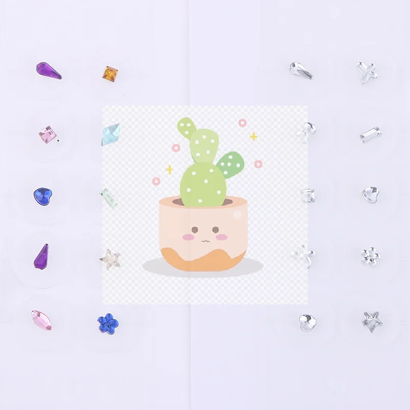 10 قطعة حجر الراين الموضة الغريبة الملونة الماس الأذن نقطة ملصقات الأذن ضغط عصا الوخز بالإبر الأذن الأذن ملصق تدليك