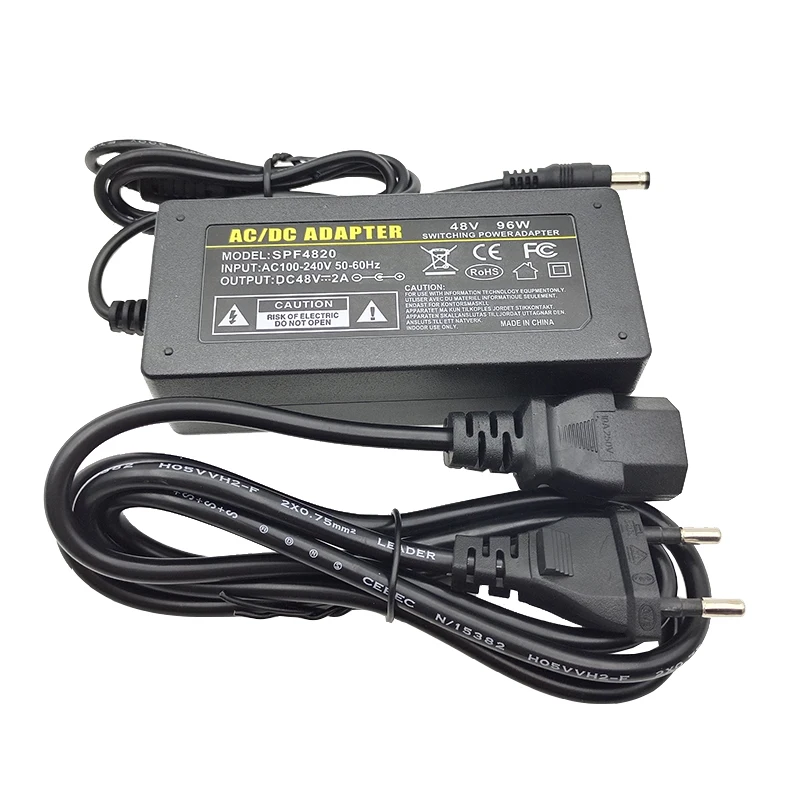 48 Volt Power Supply 48V Power Supply 2A 3A 48V Source 48 Volt Adapter UK AU EU US Plug 48V2A 48V3A 5.5*2.5mm Switching