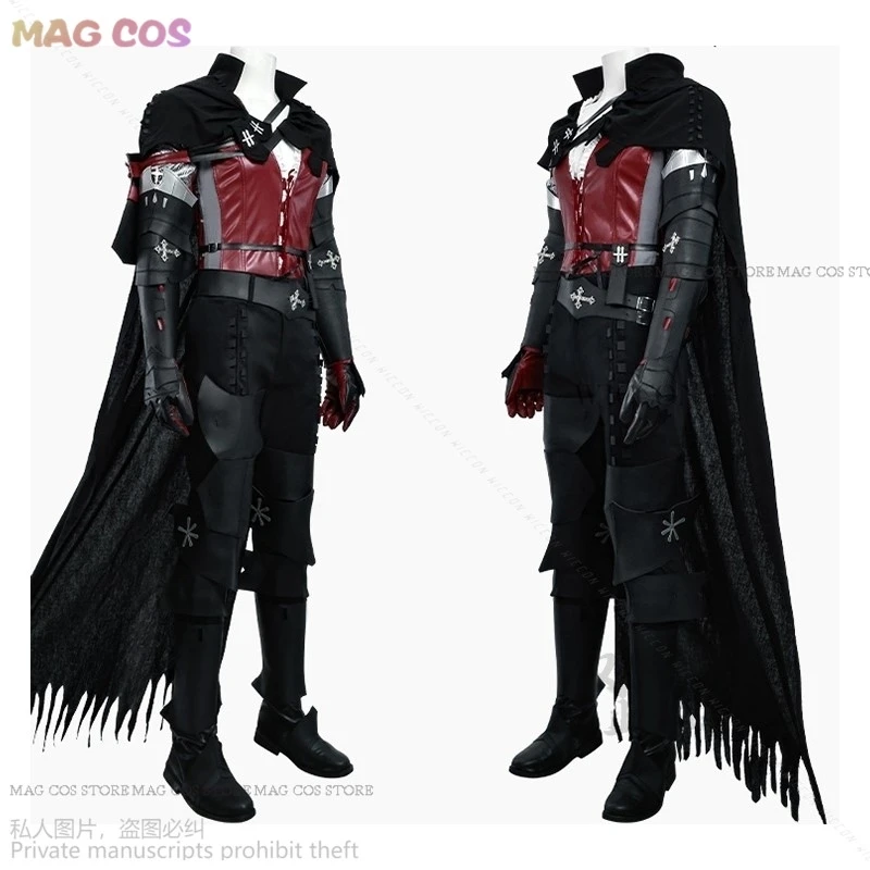 Jogo final fantasia xvi clive rosfield cosplay traje ff16 clive cos batalha terno masculino halloween carnaval festa sexy terno peruca