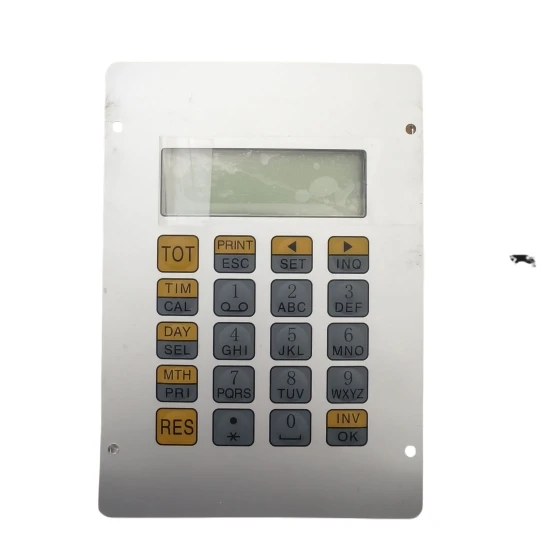 Mobile tanker electronic controller keyboard