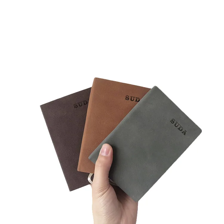 Soft Leather Cover Portable Pocket Notebook Commercial Student Easy Carry Small Notebook