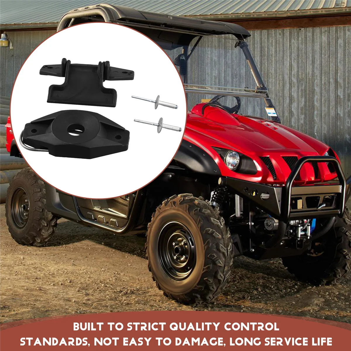 T48C_Seat Locker Latch for Yamaha Rhino 450 660 700 Sport Hunter UTV F1B-U3850-01-00