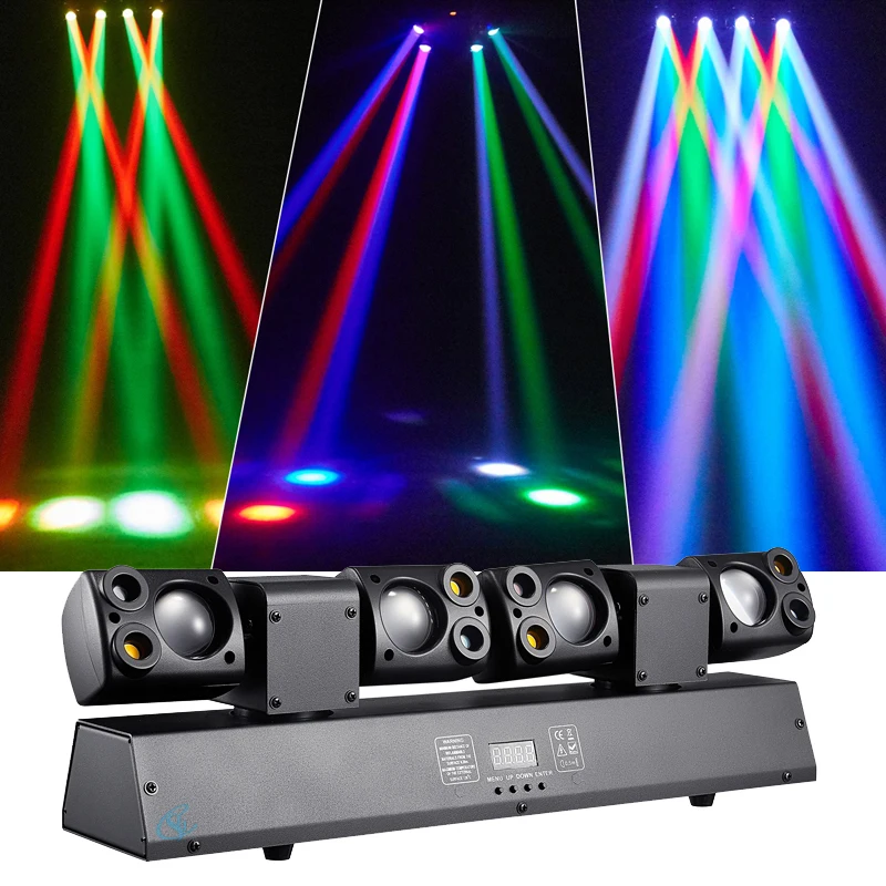 

Remote Controller LED 80W RGBW Beam DJ Disco Stage Lighting Effect Party Wedding Bar Club DMX Lights