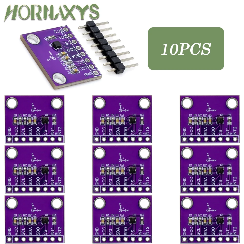 1-10pcs MCU-LIS2DH12TR LIS2DH12TR Three-axis Acceleration Module Sensor Development Board Replace ADXL345