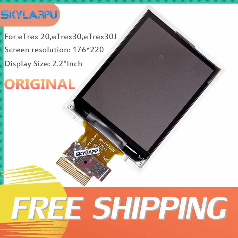 

Original 2.2"Inch LCD Screen For GARMIN ETREX30 ETREX 30 Handheld GPS Display Panel Repair Replacement Free Shipping