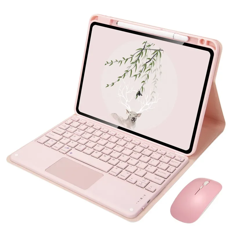 

Чехол с сенсорной панелью для Xiaomi Pad 7, 11,2-дюймовый чехол-подставка для Xiaomi Pad 7 Pro, чехол для клавиатуры Funda