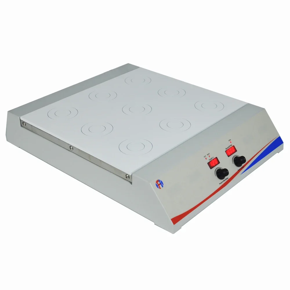 

2025 HFH Lab HSHA-9D Лабораторный 9-позиционный многопозиционный магнитный мешалка Нагревательный инструмент с конфоркой