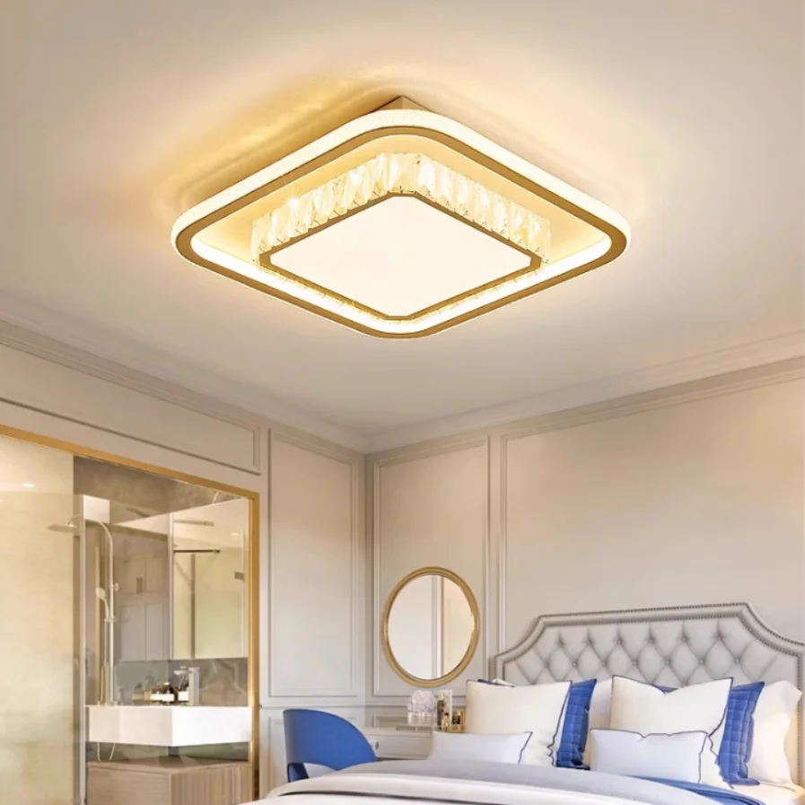 Led Ceiling Lights 97Ra Full Spectrum Modern Crystal Chandelier Zigbee Tuya Smart Home Assistant Lamp Zigbee2mqtt Alice Alexa