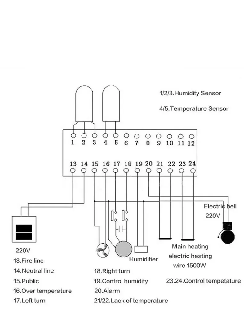 XM-18 Controller dell\'incubatrice accessori per incubatori automatici sistema di controllo della temperatura e dell\'umidità costante incubatore per