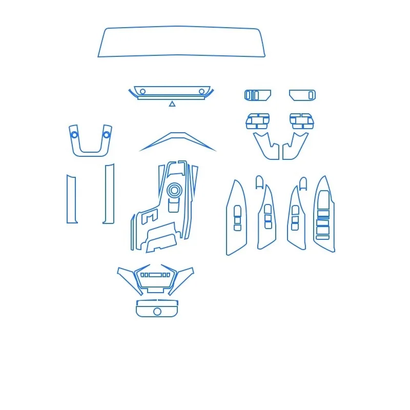 لكيا K8 2022-2024 لوحة القيادة الوسائط المتعددة الملاحة شفافة المضادة للخدش طبقة حماية تعديل