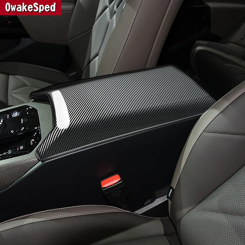 

Center Console Armrest Box Panel Decoration Cover Trim For BMW X3 G45 2025 Carbon Fiber Color Car Styling Interior Accessories
