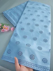 African Cotton Lace Fabric Swiss Voile Lace In Switzerland Hot Sale Nigerian Lace Fabric For Men Evening Party Dress,5yards 4665