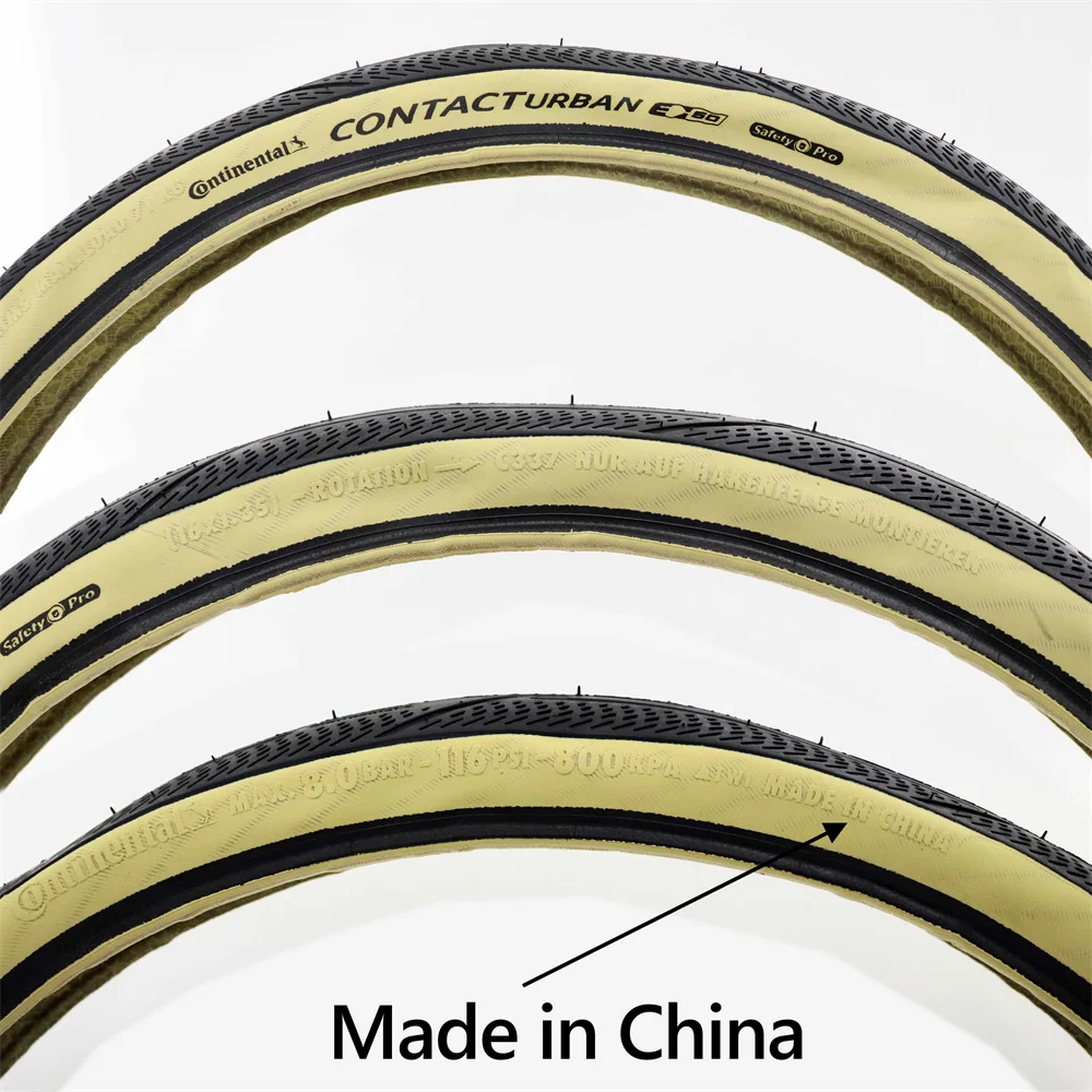 1Pair Continental Contact Urban 16; 35-349 Foldable Tyre 16x1.35 Tire for brompton 3sixty pikes bike black skin/cream Reflex