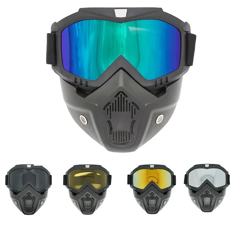 

Ski Goggles Cycling Motocross Sunglasses Snowboard Eyewear Tactical Helmet Motorcycle Glasses Face Masks UV Protection Windproof