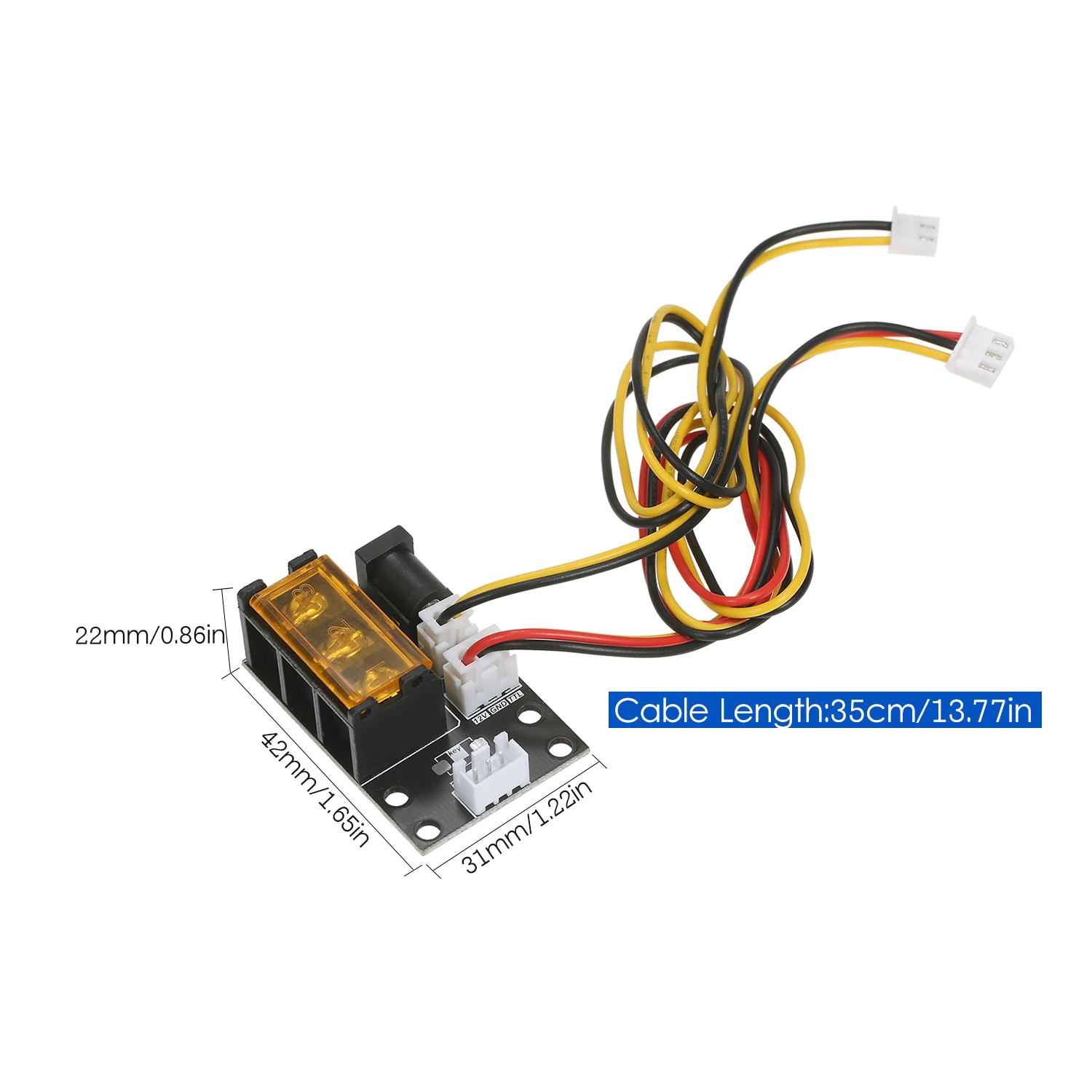 2 Pin to 3 Pin Laser Module Adapter Board Laser 3-interface Engraving Machine Conversion Board for Laser Engraver 3D Printer CNC