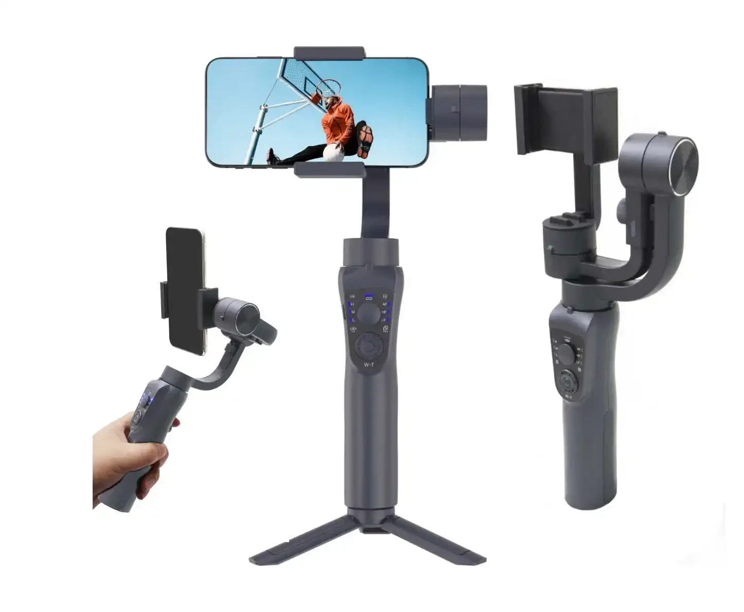 

Hot Sale S5B gimbal stabilizer 3 axis handheld with APP support face tracking suitable for phone and action camera