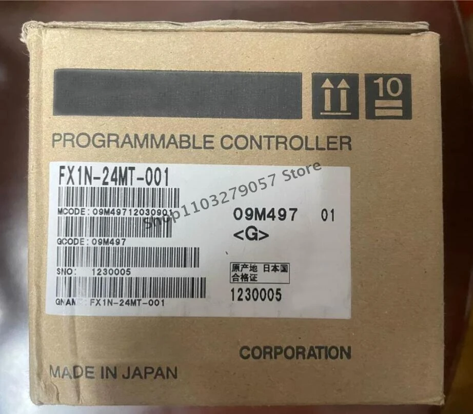 

1PCS FX1N-24MT-001 Brand FX1N-24MT/001 In Box PLC Module New FX1N24MT001