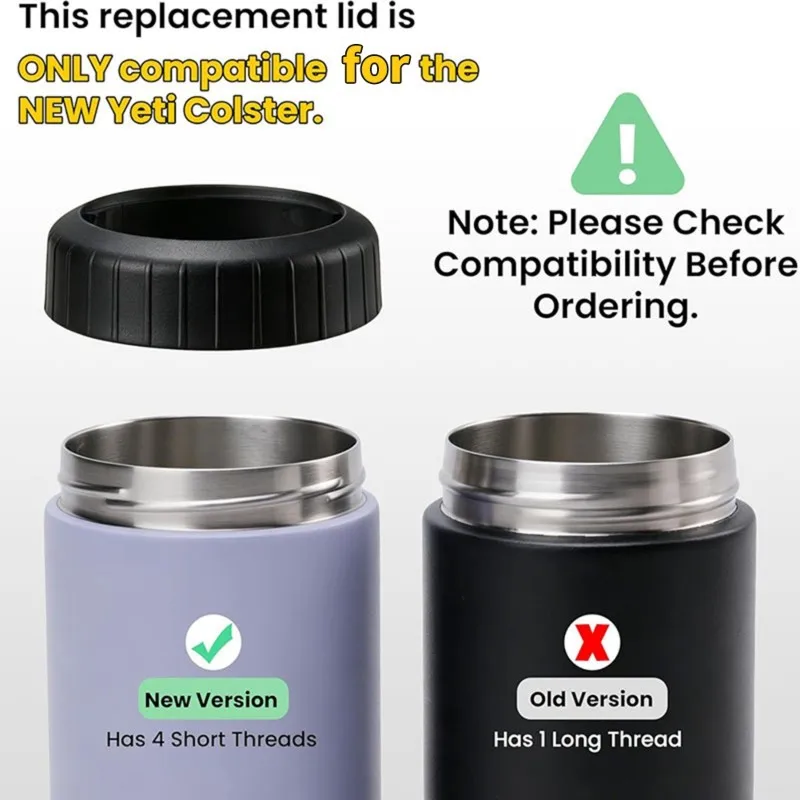 ABXF-Replacement Lids For Yeti Colster For Cans 12 Oz Standard& 16 Oz Standard-New& Reusable Convenient Lid For Cans
