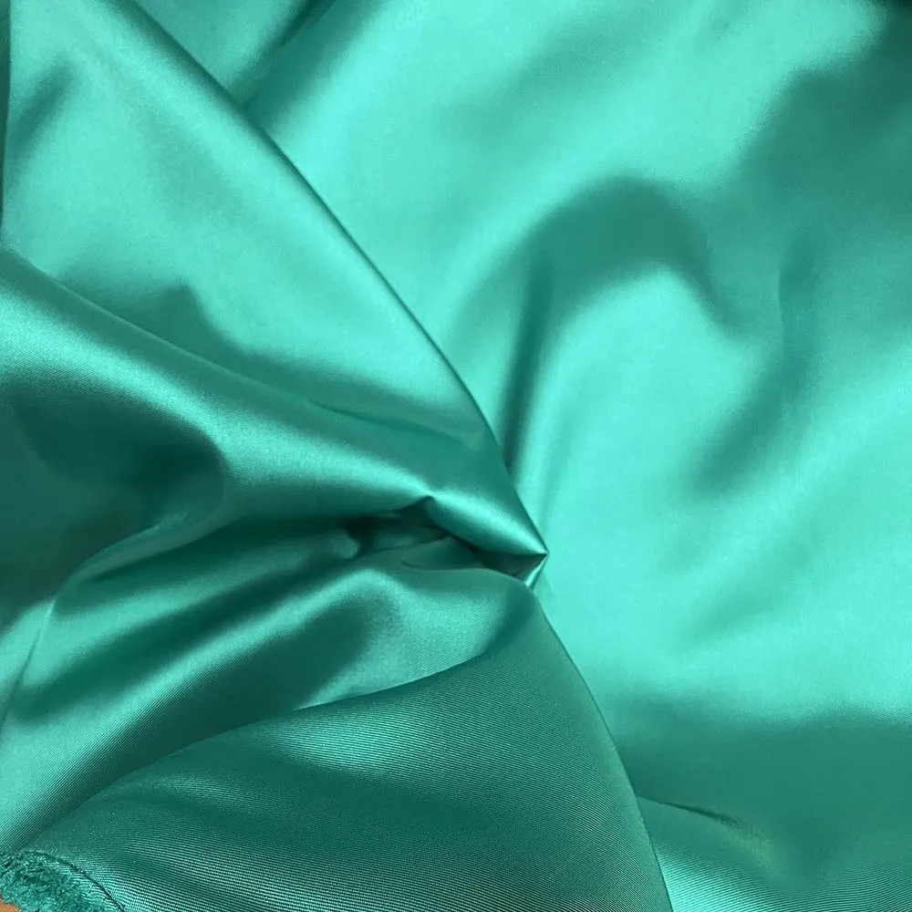 red green blue Ivory Luxurious twill Satin Fabric Heavyweight Mikado Wedding dress Evening dress suit Fabric DIY material