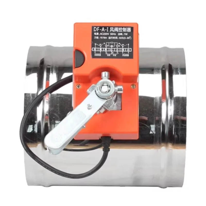 Katup Udara Terintegrasi Elektrik Manual  Katup Udara Elektrik  Pengatur Volume Peredam Ukuran Dapat Disesuaikan