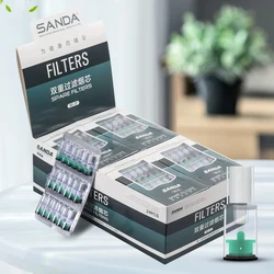 Sanda-filtros duales para cigarrillos, soporte para cigarrillos, accesorios para fumar, SD-27, 432 filtros por lote