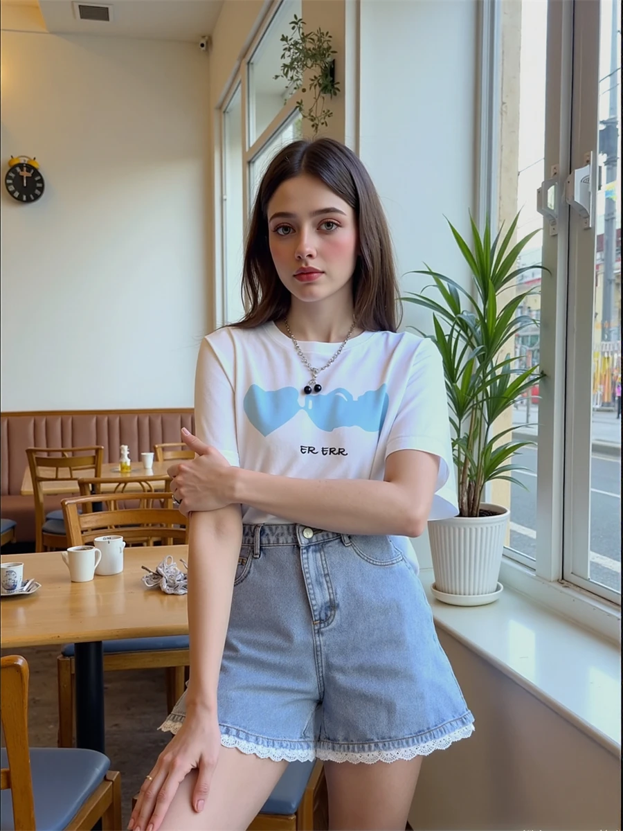 여성용 하이웨이스트 메쉬 슬림 부티 클럽 댄스 섹시 샤이니 파티 스테이지 레이브 글리터 힙합 어반 아웃핏 데님 반바지