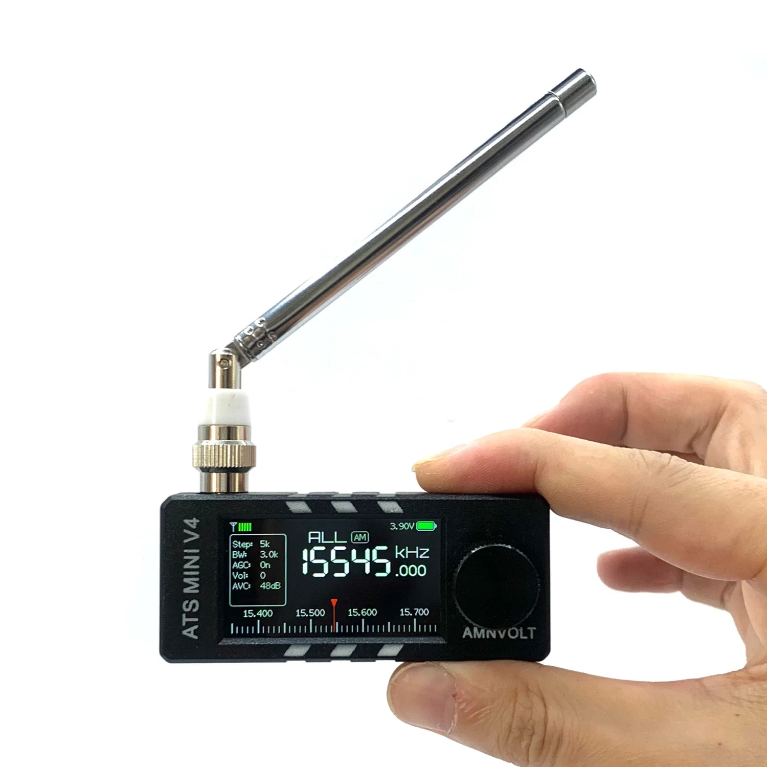 【Metal CNC】Радиоприемник V4 ATS MINI SI4732 с DSP для всех диапазонов частот FM AM SSB LSB USB, встроенный усилитель для наушников Hi-Z