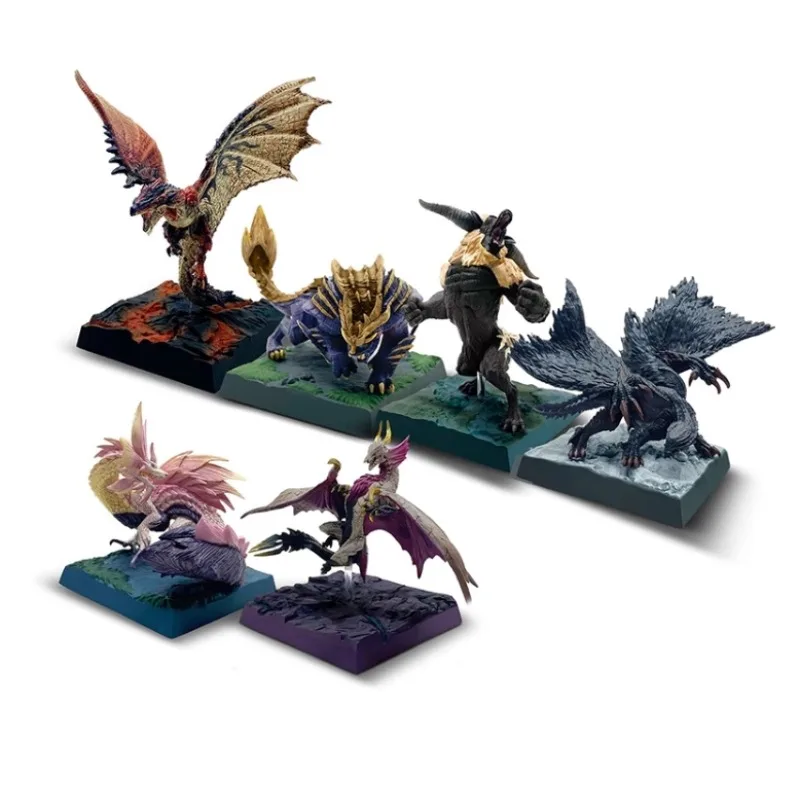 Monster Hunter World Ice Borne Ancient Dragon Flying Tooth Bird Beast Dragon Action Figure Model