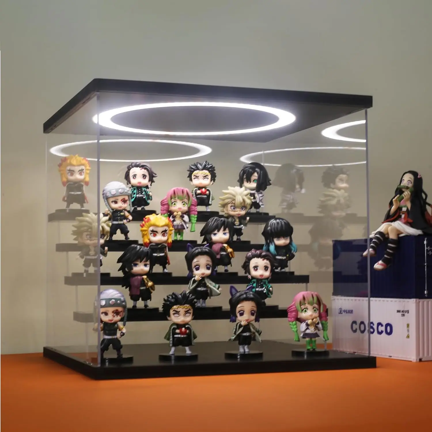 Acrylic Display Case with Adju - Collectible Collection reseña y precio