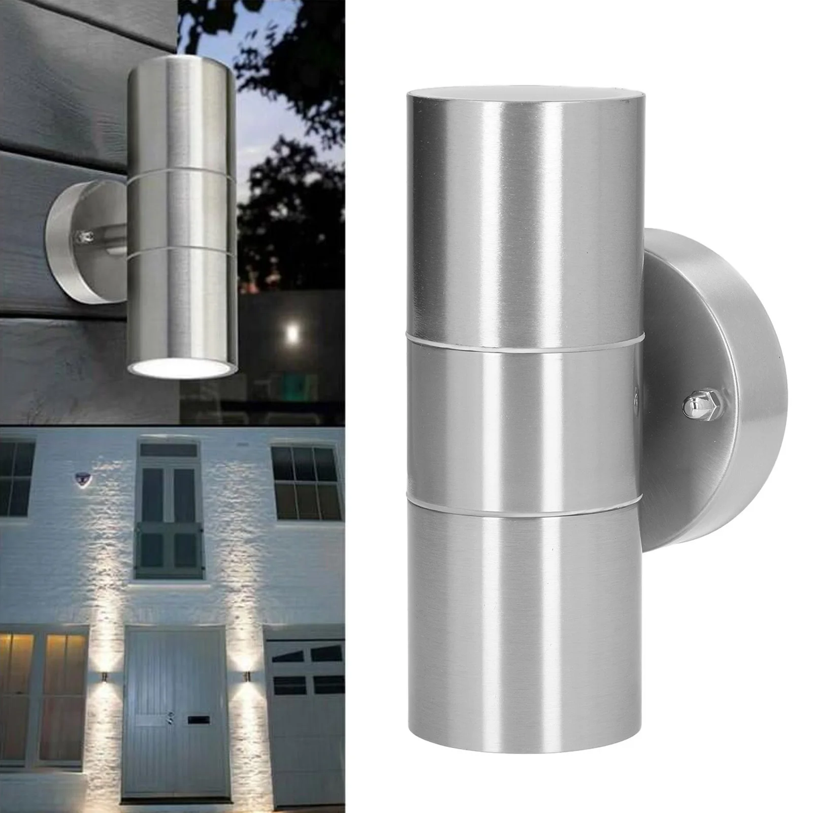 أضواء الجدار لأعلى أسفل أضواء الجدار في الهواء الطلق للماء الفولاذ المقاوم للصدأ البيئية القابلة للفصل لغرف النوم للفيلا #1