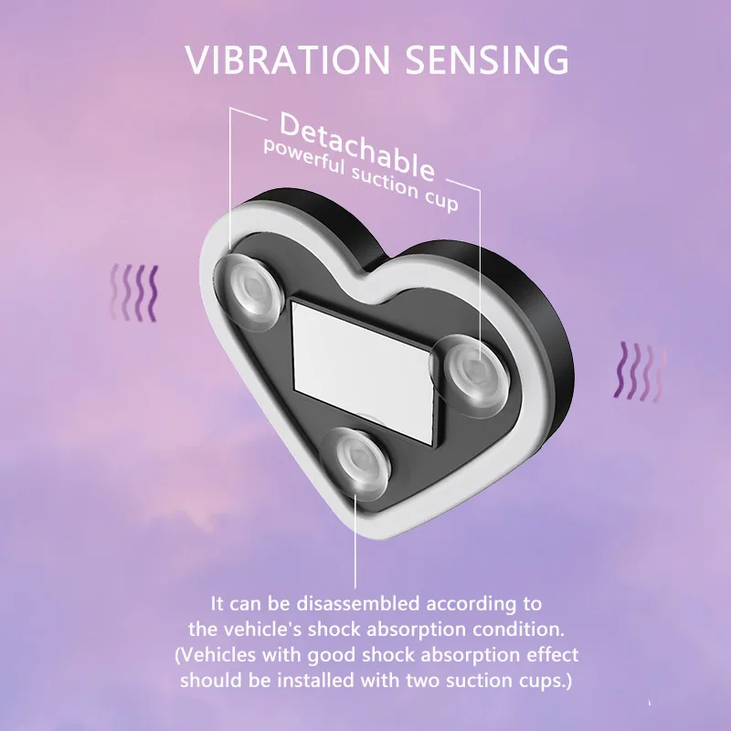 جديد الطاقة الشمسية الثلاثي نافذة شكل قلب سيارة المحيطة شرائط مصباح الديكور Voitures الداخلية اكسسوارات الفقرة السيارات Led