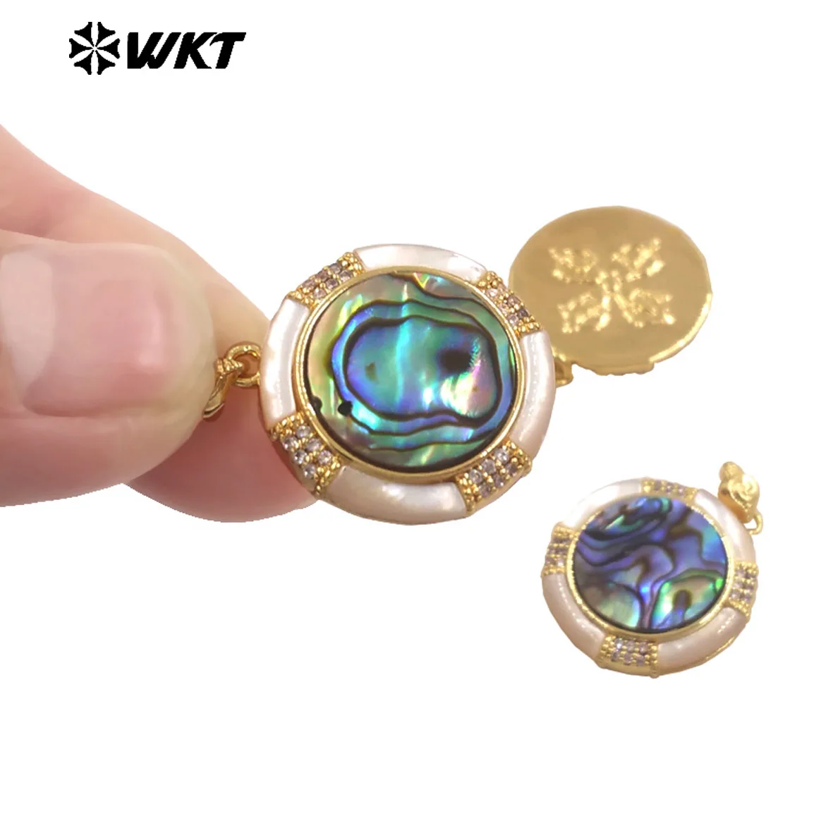 WT-JP431 Exquisite High-end Feel Mop Shell Special Pendant With 18k Real Gold Plated  For Women Wedding Jewelry