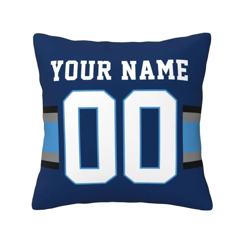 Custom Tennessee Name & Number Football Personalized Pillowcase, Football Gifts for Football Fan Son Grandson Friend Coworker