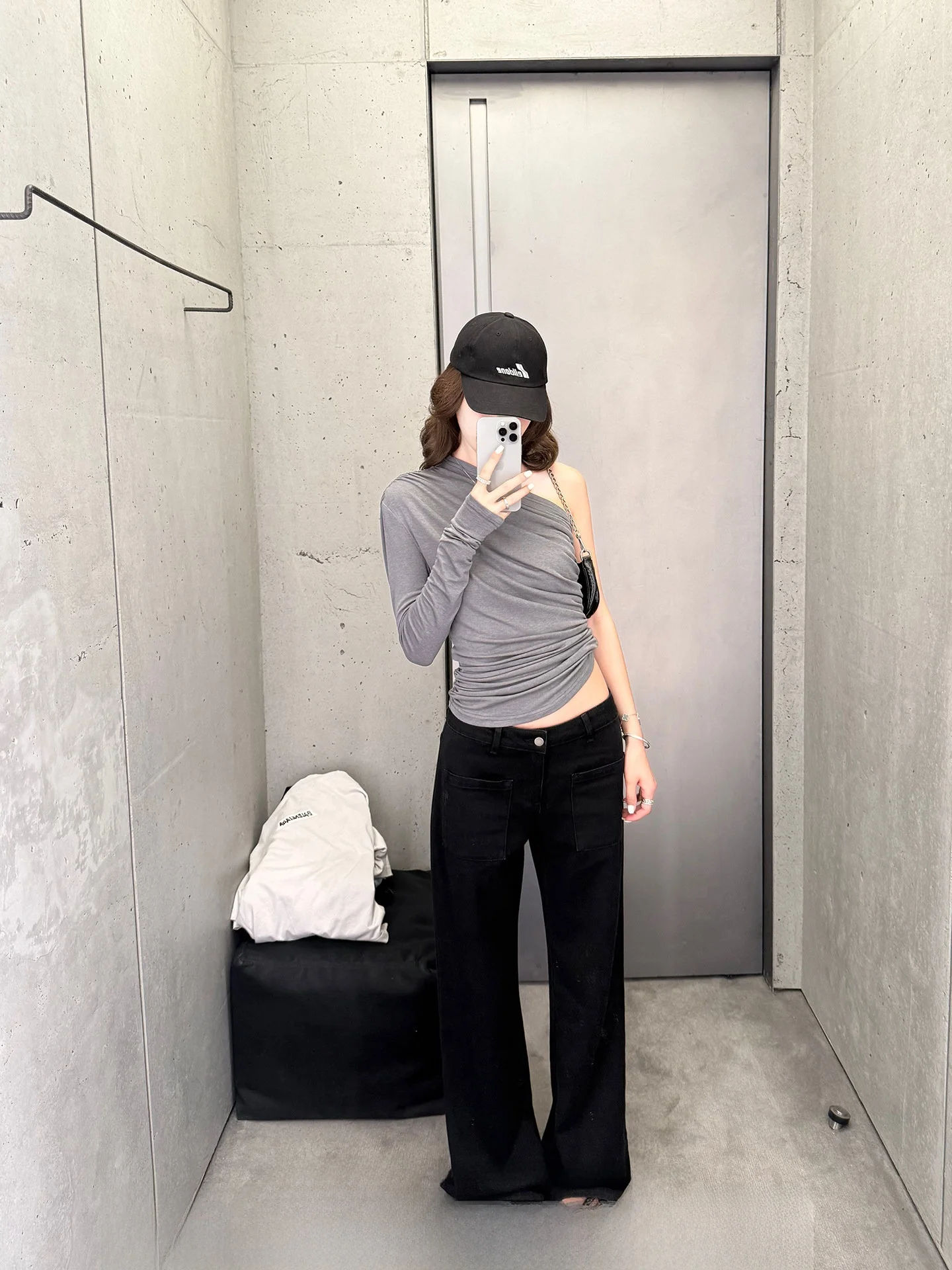 

Xzichic Vintage Waed Retro Denim Jeans Women's Simple Long Pants Spring Summer New Arrival l Waist Cotton Button