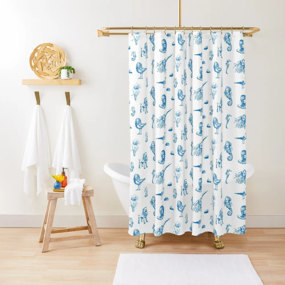 

Rent-Free Blackbeard Sketches - blue Shower Curtain Bathroom For Shower Luxury Bathroom Shower Anime Curtain