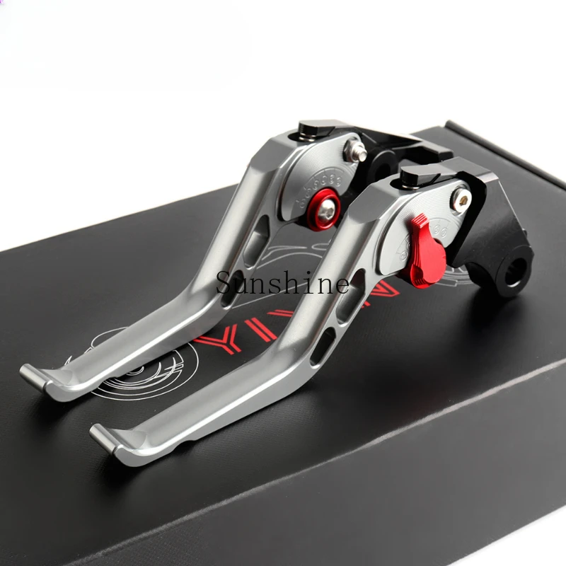 

Applicable to AE5i PRO AE8 S + AE6 AE4 modified short two-finger competitive brake lever motorcycle accessories