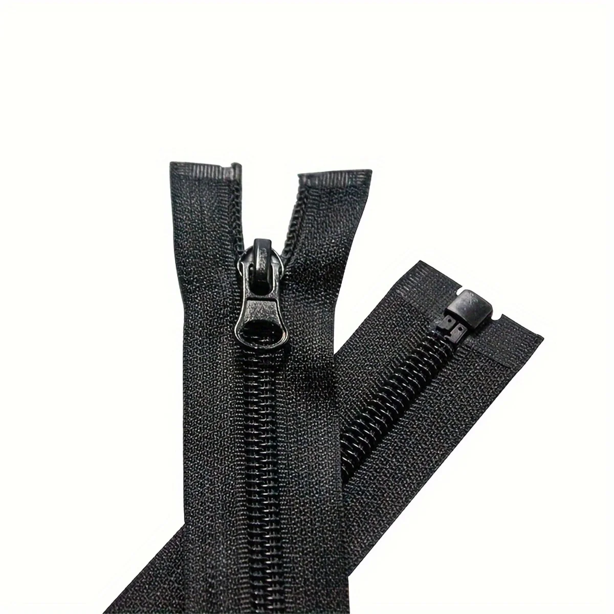 5 Stuks 5 # Nylon Open-Staart Sportkleding Sunblock Jas School Uniform Rits Enkele Opening - afbeelding 1