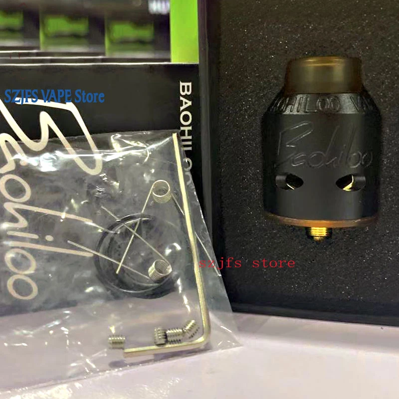 Электронная сигарета Phobia V2 RDA 24 мм бак одна катушка или две катушки 810 смолы капельного наконечника Vape аксессуары распылитель Rda