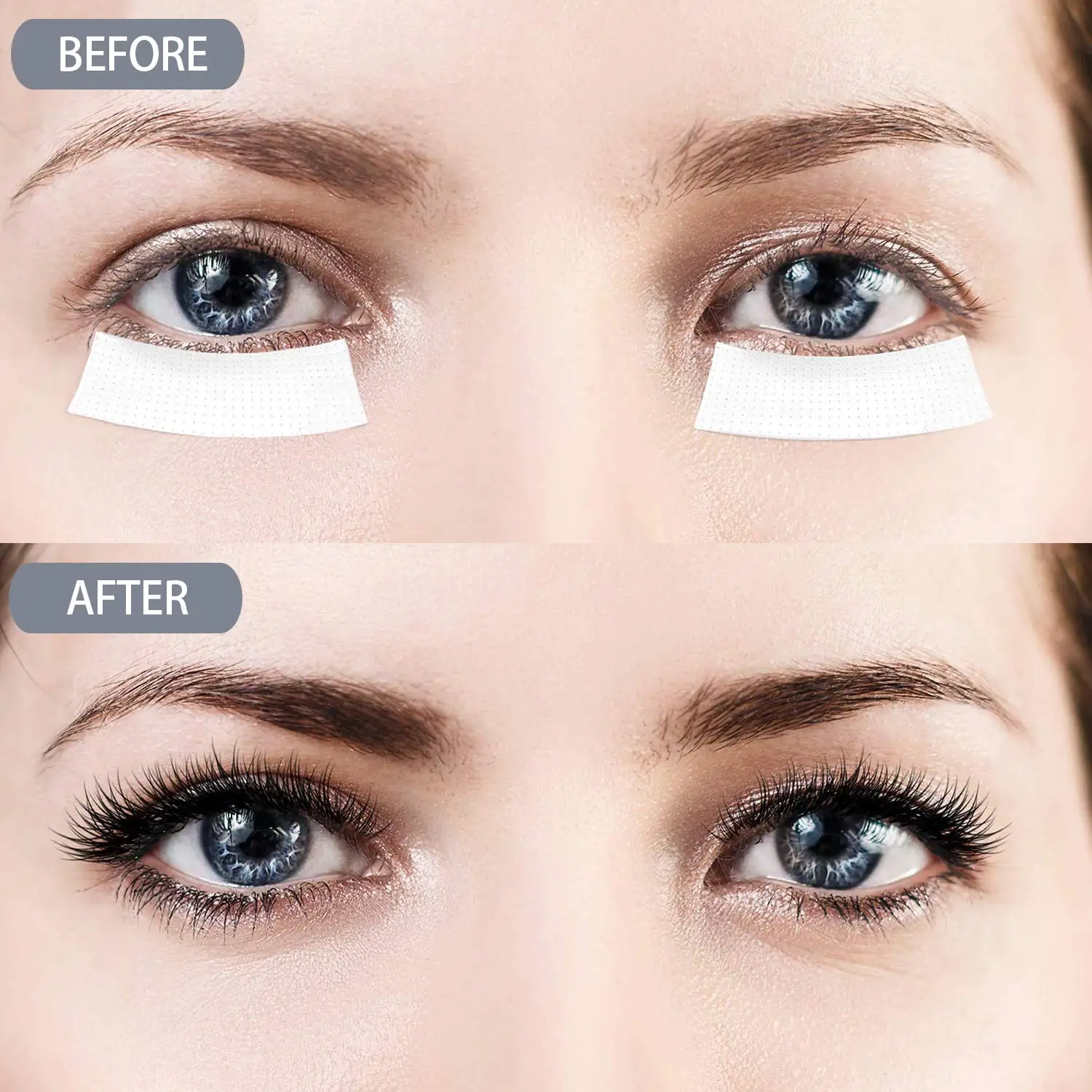 50 Rolls Japanese Insulating Tape for Eyelash Extension Lint Free Under Eye Pads Breathable Non-woven Tape Paper Eyelash Patch