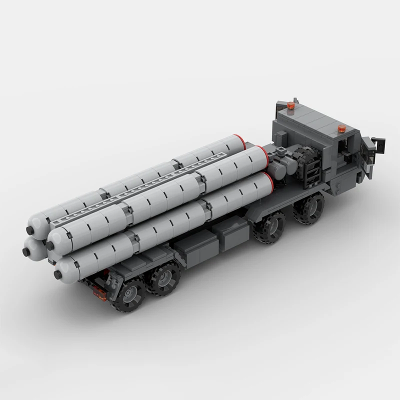 MOC Building Blocks S-400 Missile Trucks Trailer Military Engineering Vehicle Technology Bricks Toys Assembly Gifts Sets For Kid