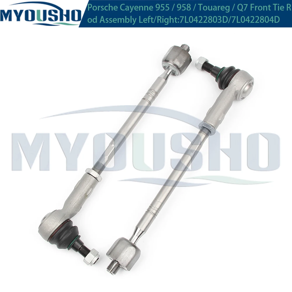 Myousho For Porsche Cayenne 955 9PA 92A VW Volkswagen 7LA 7P5 Audi Q7 4LB Front Steering Tie Rod End Head Assembly 7L0422803D